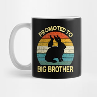 Promoted to big brother bunny Gift, baby Rabbit birthday Mug